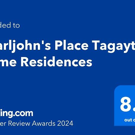 Pearljohn'S Place Tagaytay Prime Residences Tagaytay City Exterior photo